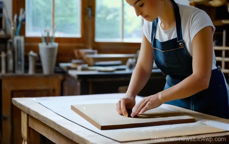 업사이클링 제품의 가격 책정 전략 - **"The Artisan's Touch: Meticulous Transformation"**
    A close-up shot of a female artisan, approx...