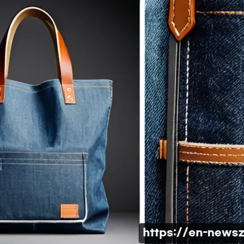 업사이클링 스타트업의 브랜드 차별성 구축 방법 - **Prompt 1: Visual Storytelling - Denim Transformation**
    "A split image showcasing the incredibl...